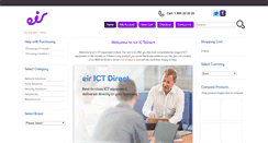 Desktop Screenshot of eircomictdirect.ie